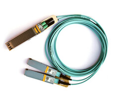 Nvidia Nvidia MFA7U10-H005 InfiniBand en Glasvezelkabel 5 m 2x QSFP56 Blauw