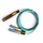 Nvidia MFA7U10-H005 InfiniBand en Glasvezelkabel 5 m 2x QSFP56 Blauw