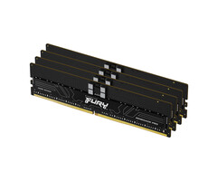 Kingston Kingston Technology FURY 64GB 7600MT/s DDR5 ECC Reg CL40 DIMM (Kit of 4) Renegade Pro Black