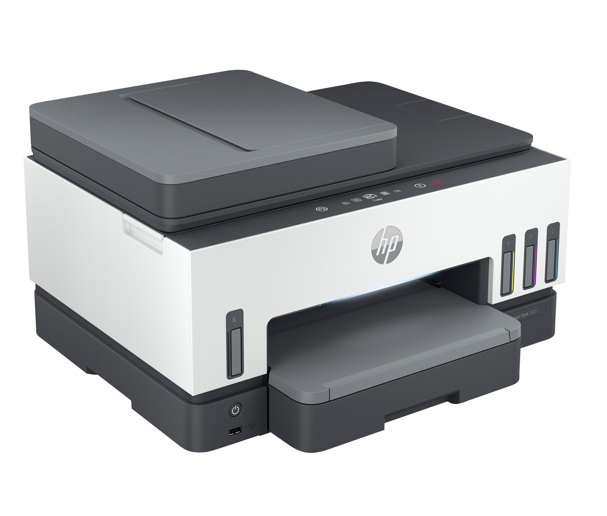 Hewlett & Packard INC. HP Smart Tank 7605 Draadloos All-in-One Kleur Printer, Dubbelzijdig printen; Kopieerapparaat, Scanner