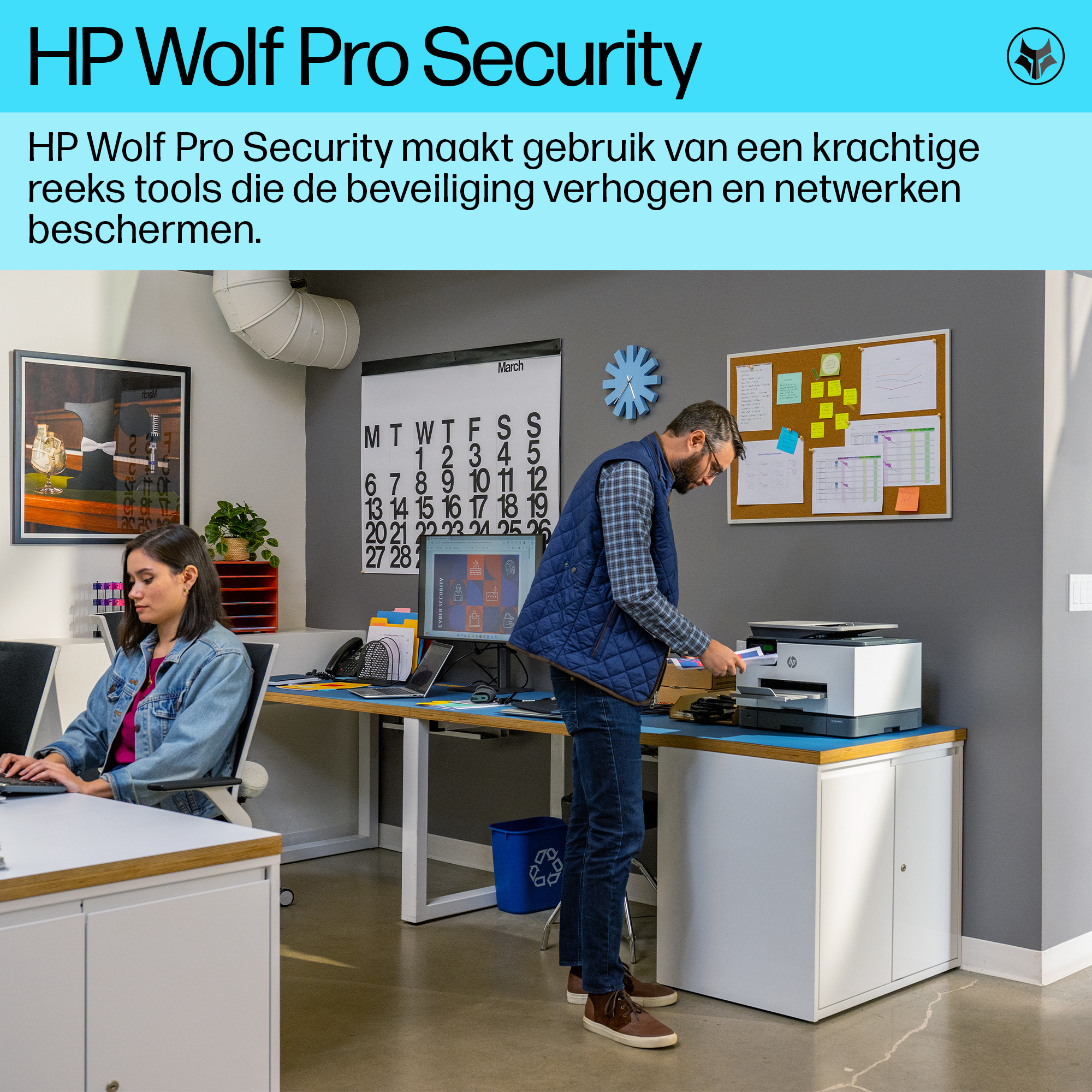 Hewlett & Packard INC. HP OfficeJet Pro 9130b Draadloos All-in-One Kleur Printer, Dubbelzijdig printen; Kopieerapparaat, Scanner