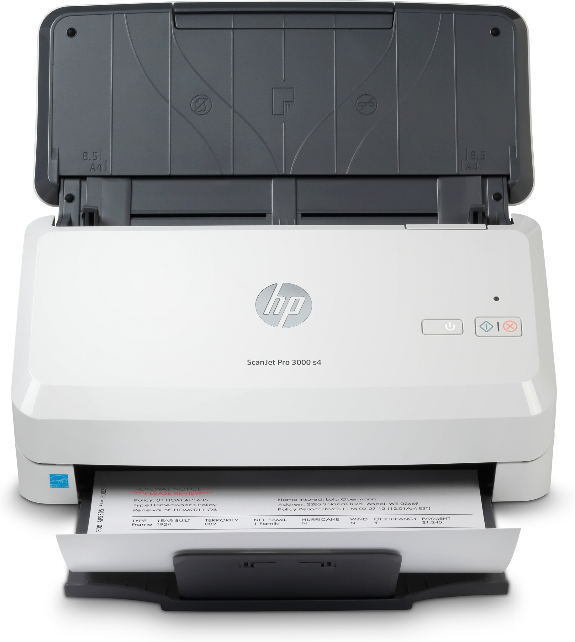Hewlett & Packard INC. HP Scanjet Pro 3000 s4 Paginascanner 600 x 600 DPI A4 Zwart, Wit