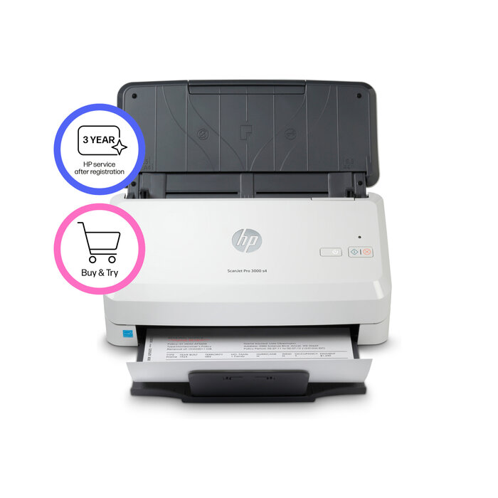 Hewlett & Packard INC. HP Scanjet Pro 3000 s4 Paginascanner 600 x 600 DPI A4 Zwart, Wit