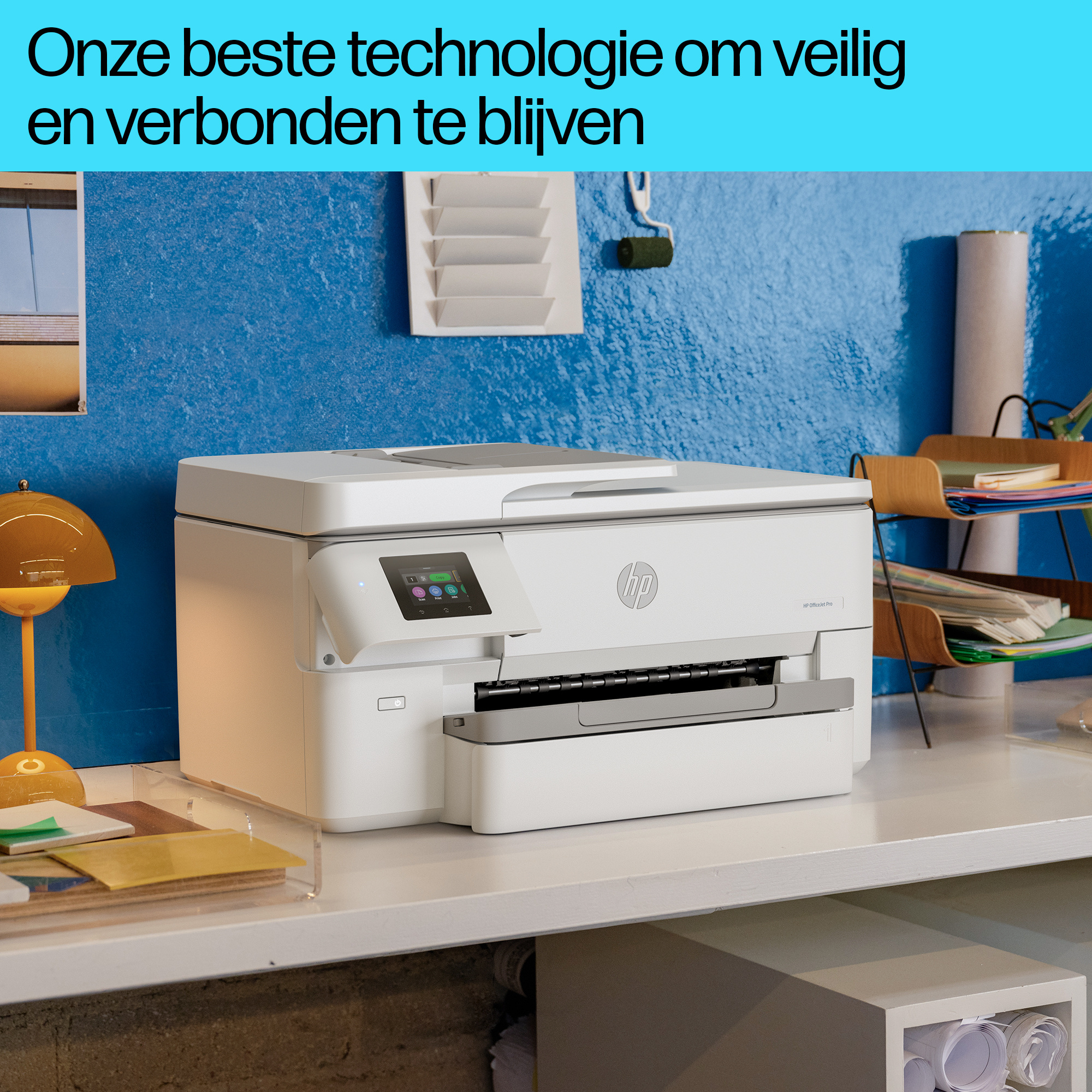Hewlett & Packard INC. HP OfficeJet Pro 9720e Draadloos All-in-One Kleur Printer, Dubbelzijdig printen; Kopieerapparaat, Scanner