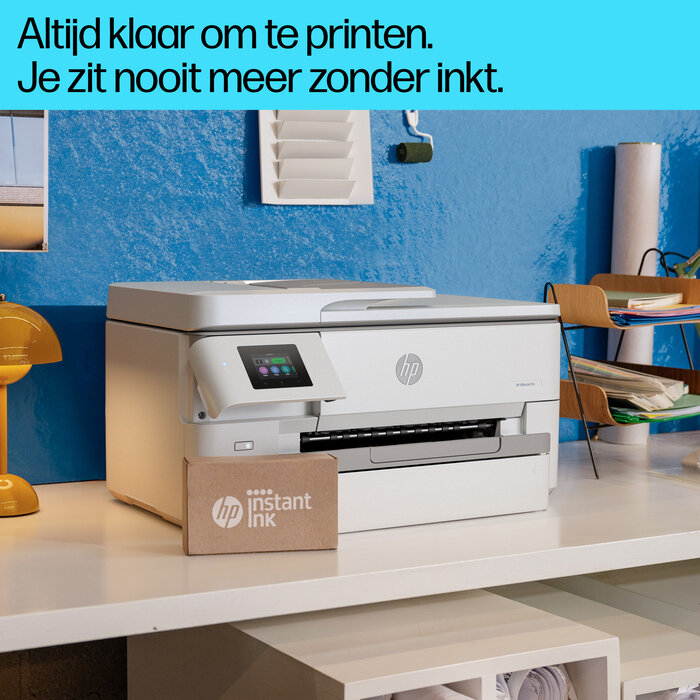Hewlett & Packard INC. HP OfficeJet Pro 9720e Draadloos All-in-One Kleur Printer, Dubbelzijdig printen; Kopieerapparaat, Scanner
