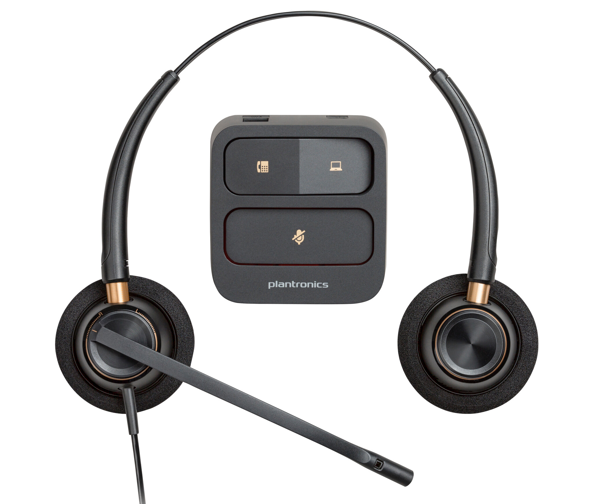 Hewlett & Packard INC. HP Poly EncorePro 520 Binaural Headset met Quick Disconnect