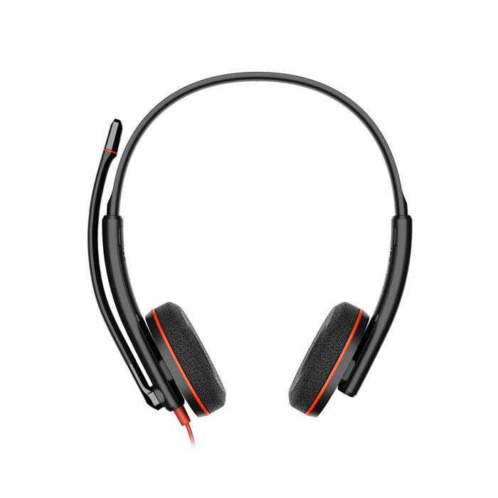 Hewlett & Packard INC. HP Poly Blackwire 3225 Stereo USB-C Headset + 3,5 mm plug + USB-C/A adapter