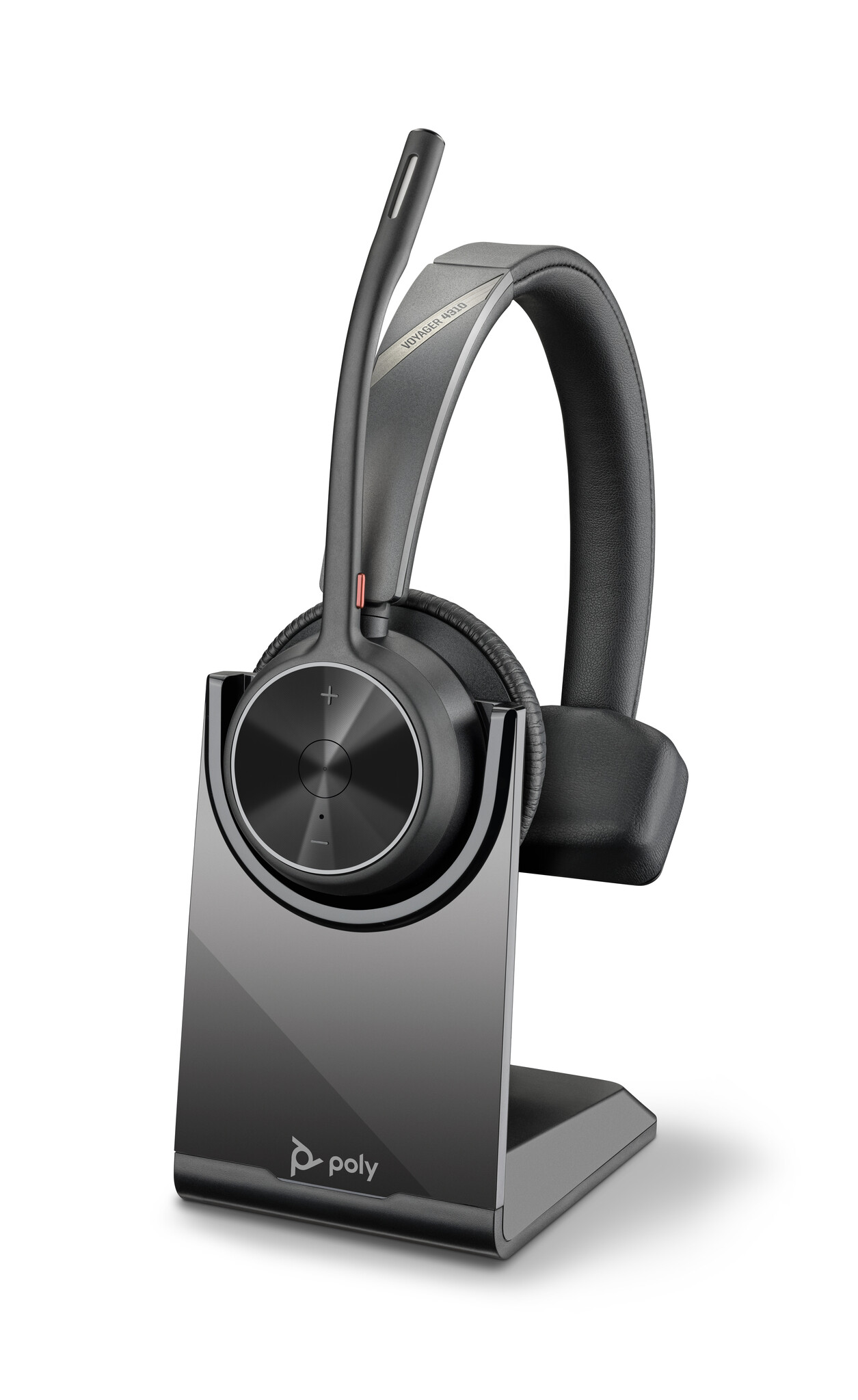 Hewlett & Packard INC. HP Poly Voyager 4310 UC mono headset + BT700 USB-A-adapter + oplaadstandaard