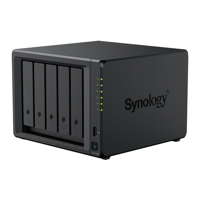Synology DiskStation DS1525+ data-opslag-server NAS Ryzen Embedded V1500B 8 GB DDR4 0 TB Zwart
