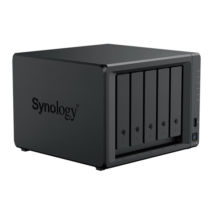 Synology DiskStation DS1525+ data-opslag-server NAS Ryzen Embedded V1500B 8 GB DDR4 0 TB Zwart