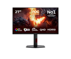 AOC AOC G4 Q27G4ZDRAD computer monitor 67,3 cm (26.5") 2560 x 1440 Pixels Quad HD OLED Zwart, Rood