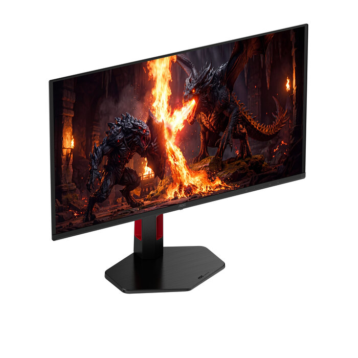 AOC AOC G4 Q27G4ZDRAD computer monitor 67,3 cm (26.5") 2560 x 1440 Pixels Quad HD OLED Zwart, Rood