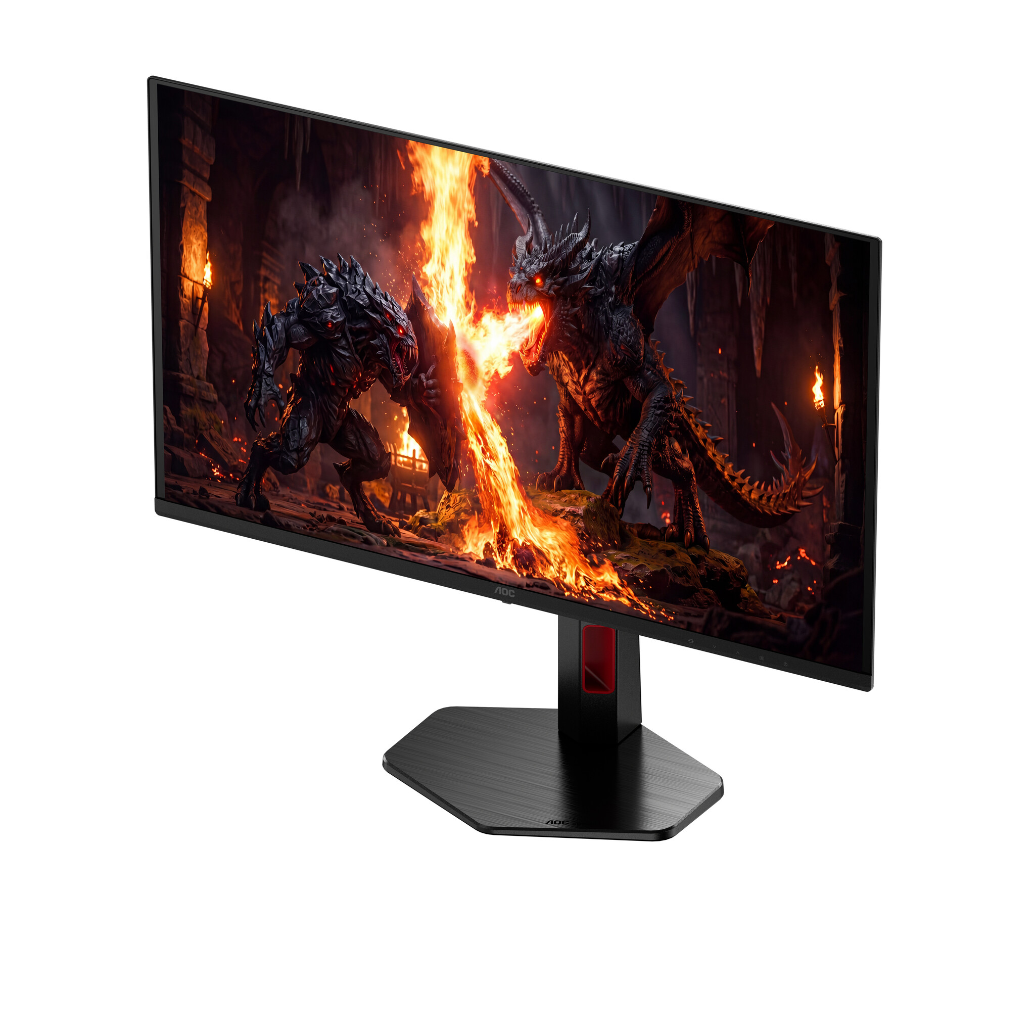 AOC AOC G4 Q27G4ZDRAD computer monitor 67,3 cm (26.5") 2560 x 1440 Pixels Quad HD OLED Zwart, Rood