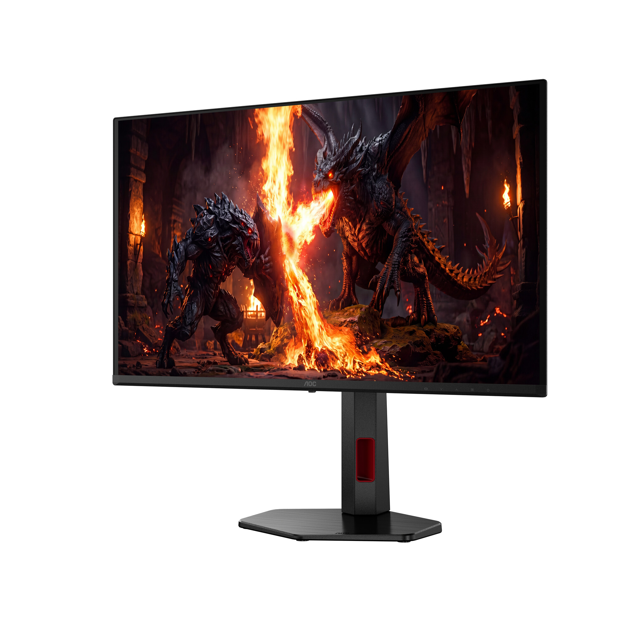 AOC AOC G4 Q27G4ZDRAD computer monitor 67,3 cm (26.5") 2560 x 1440 Pixels Quad HD OLED Zwart, Rood