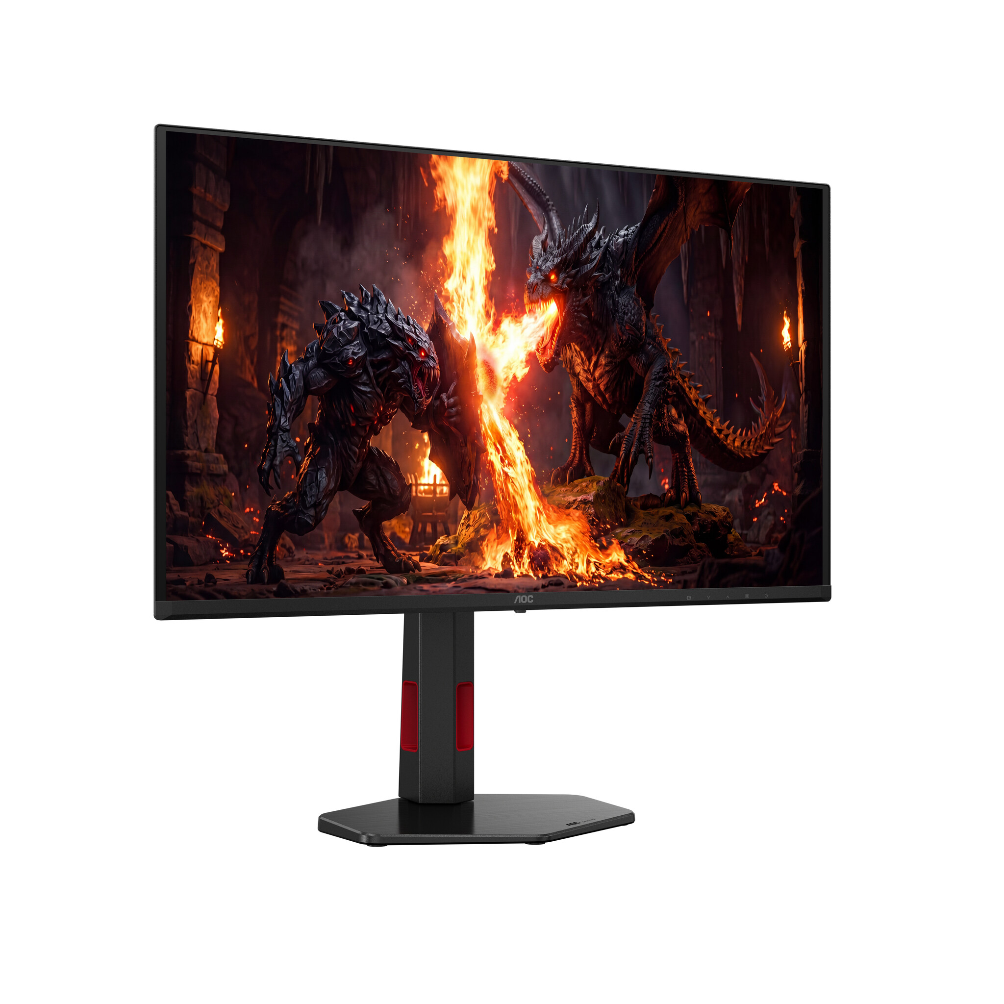 AOC AOC G4 Q27G4ZDRAD computer monitor 67,3 cm (26.5") 2560 x 1440 Pixels Quad HD OLED Zwart, Rood