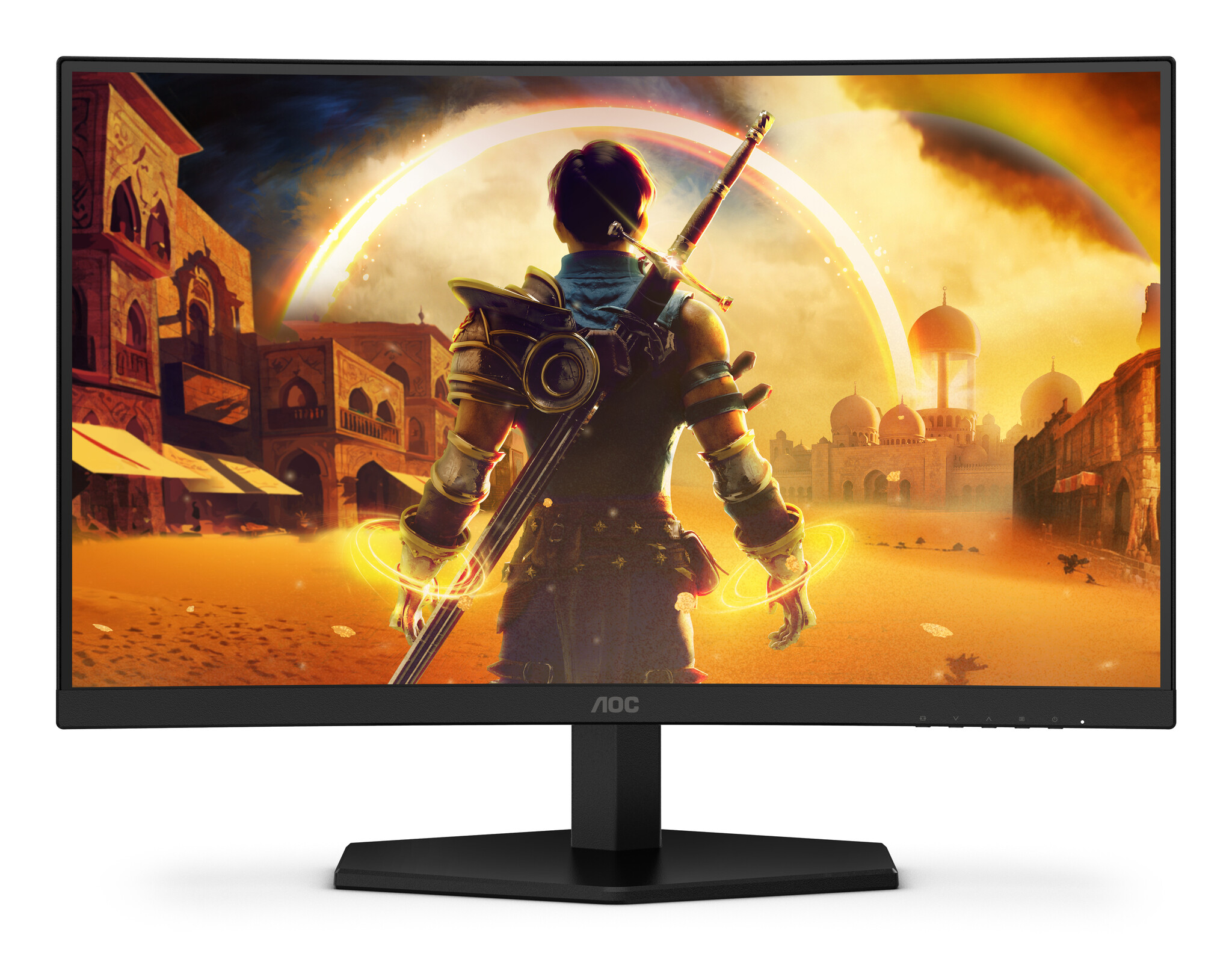 AOC AOC G4 23.6" VA FHD 180Hz computer monitor 59,9 cm (23.6") 1920 x 1080 Pixels Full HD LCD Zwart, Rood