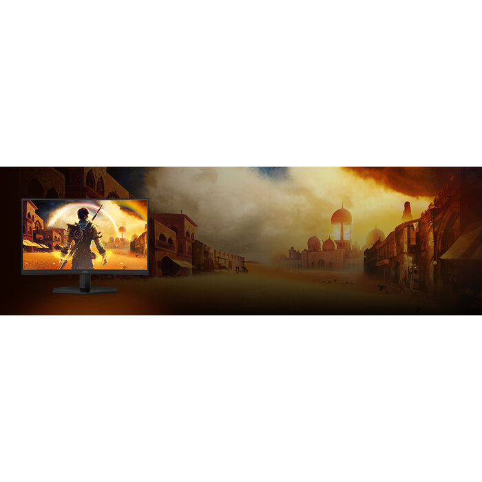 AOC AOC G4 23.6" VA FHD 180Hz computer monitor 59,9 cm (23.6") 1920 x 1080 Pixels Full HD LCD Zwart, Rood