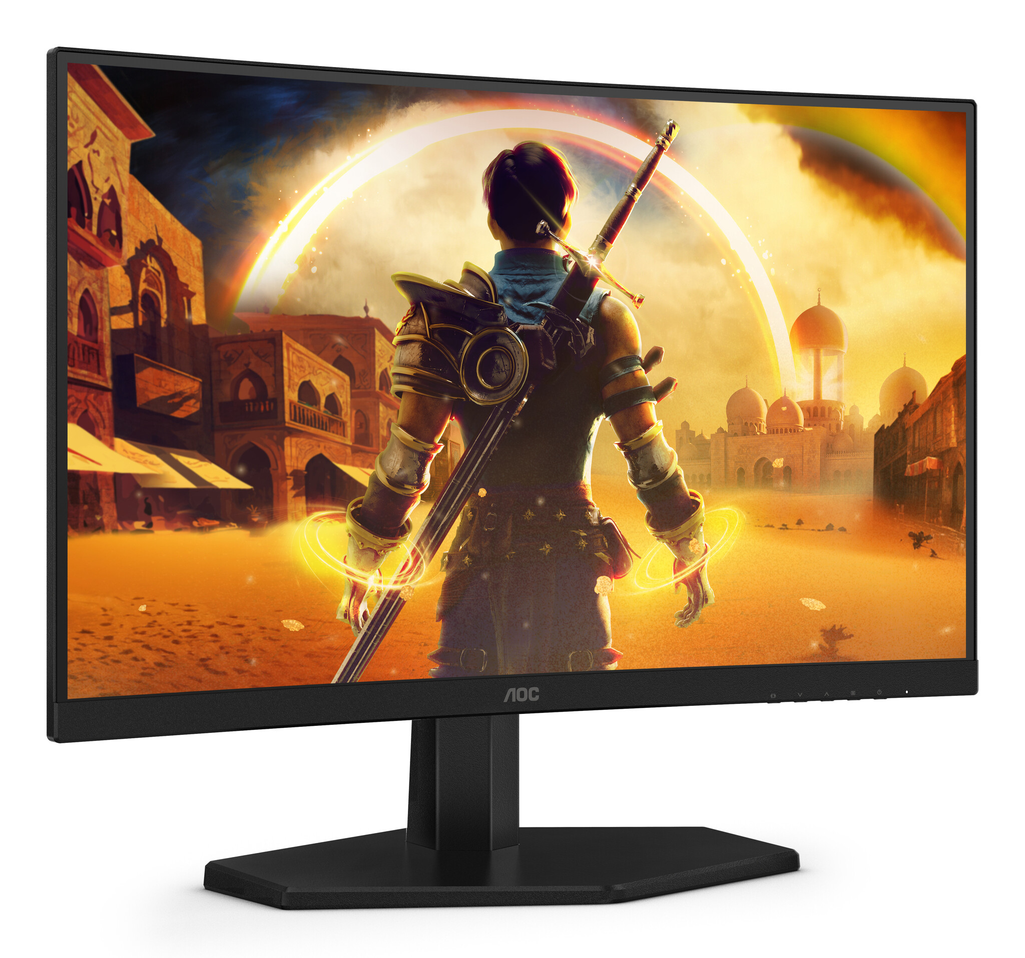 AOC AOC G4 23.6" VA FHD 180Hz computer monitor 59,9 cm (23.6") 1920 x 1080 Pixels Full HD LCD Zwart, Rood
