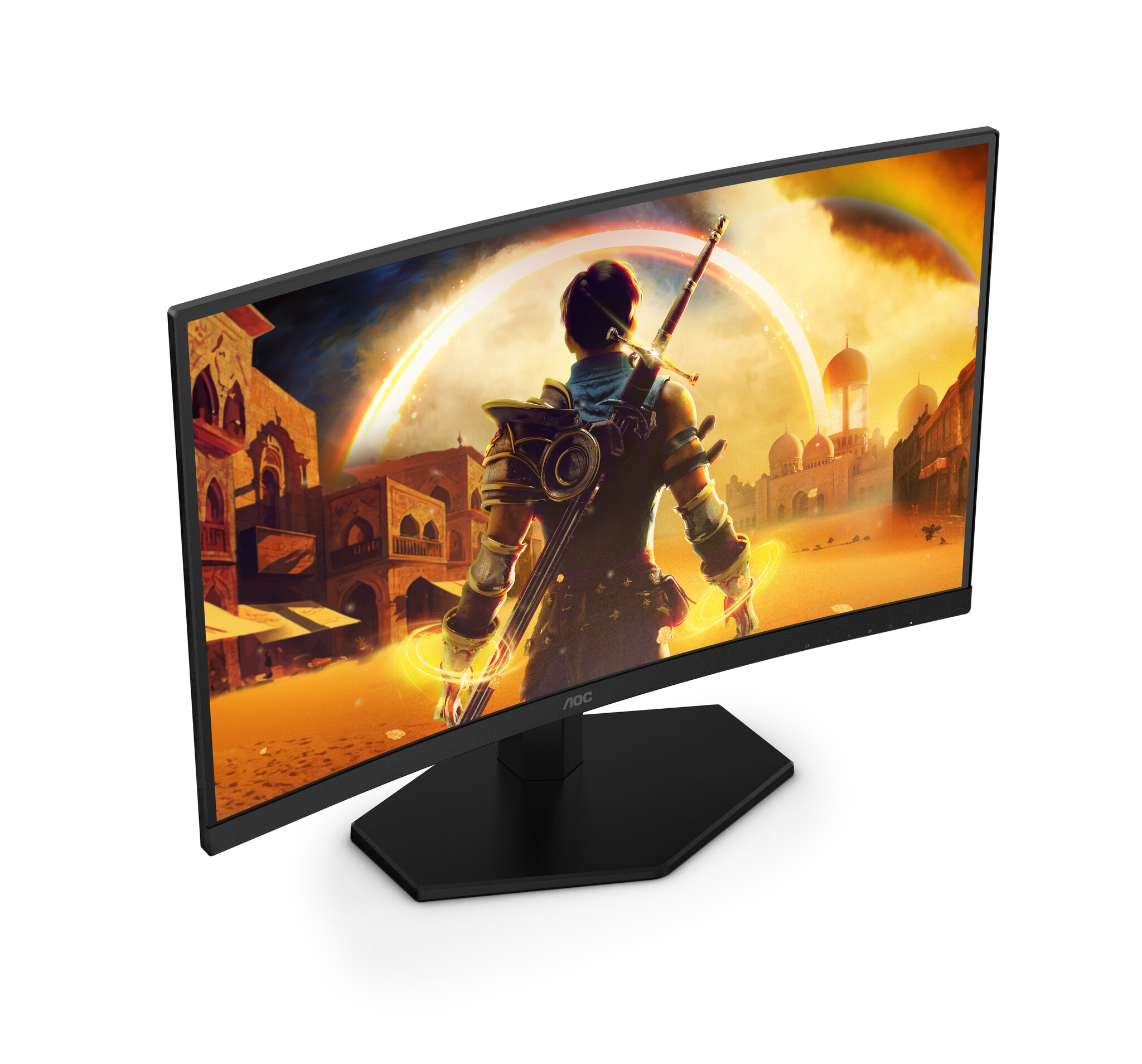 AOC AOC G4 23.6" VA FHD 180Hz computer monitor 59,9 cm (23.6") 1920 x 1080 Pixels Full HD LCD Zwart, Rood