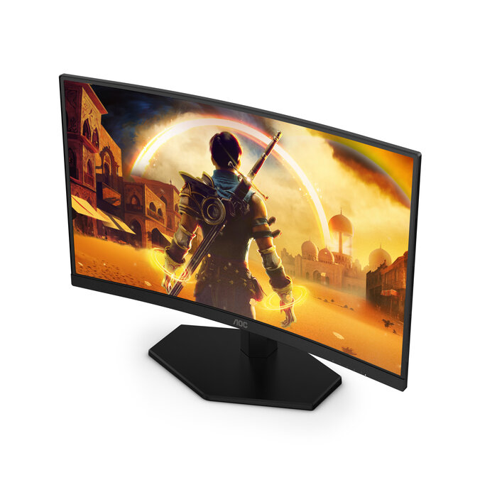 AOC AOC G4 23.6" VA FHD 180Hz computer monitor 59,9 cm (23.6") 1920 x 1080 Pixels Full HD LCD Zwart, Rood