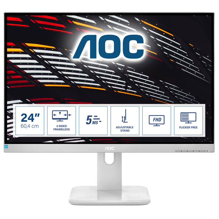 AOC AOC P1 24P1/GR computer monitor 60,5 cm (23.8") 1920 x 1080 Pixels Full HD LED Grijs