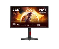 AOC AOC G4 Q25G4SR computer monitor 62,2 cm (24.5") 2560 x 1440 Pixels Quad HD LED Zwart, Rood