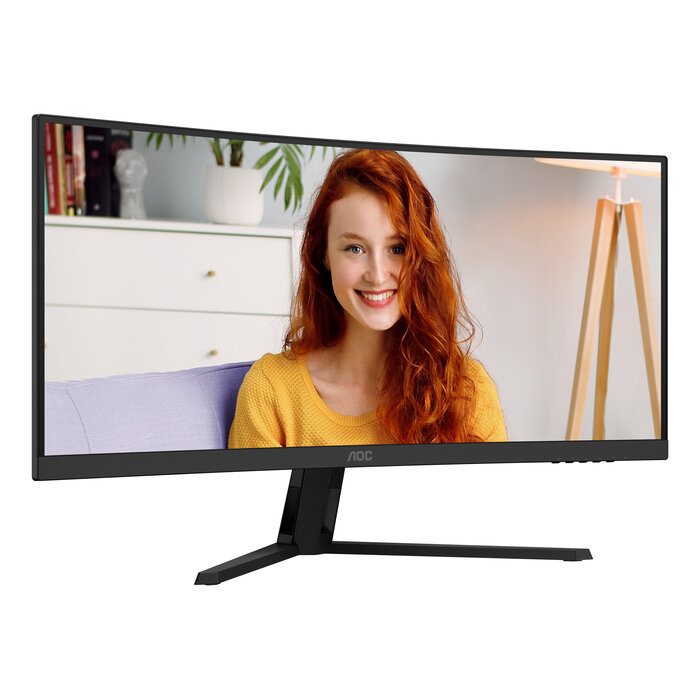 AOC AOC B3 CU34B3E computer monitor 86,4 cm (34") 3440 x 1440 Pixels Wide Quad HD LED Zwart