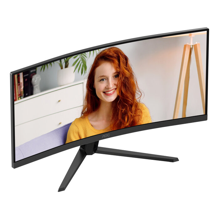 AOC AOC B3 CU34B3E computer monitor 86,4 cm (34") 3440 x 1440 Pixels Wide Quad HD LED Zwart