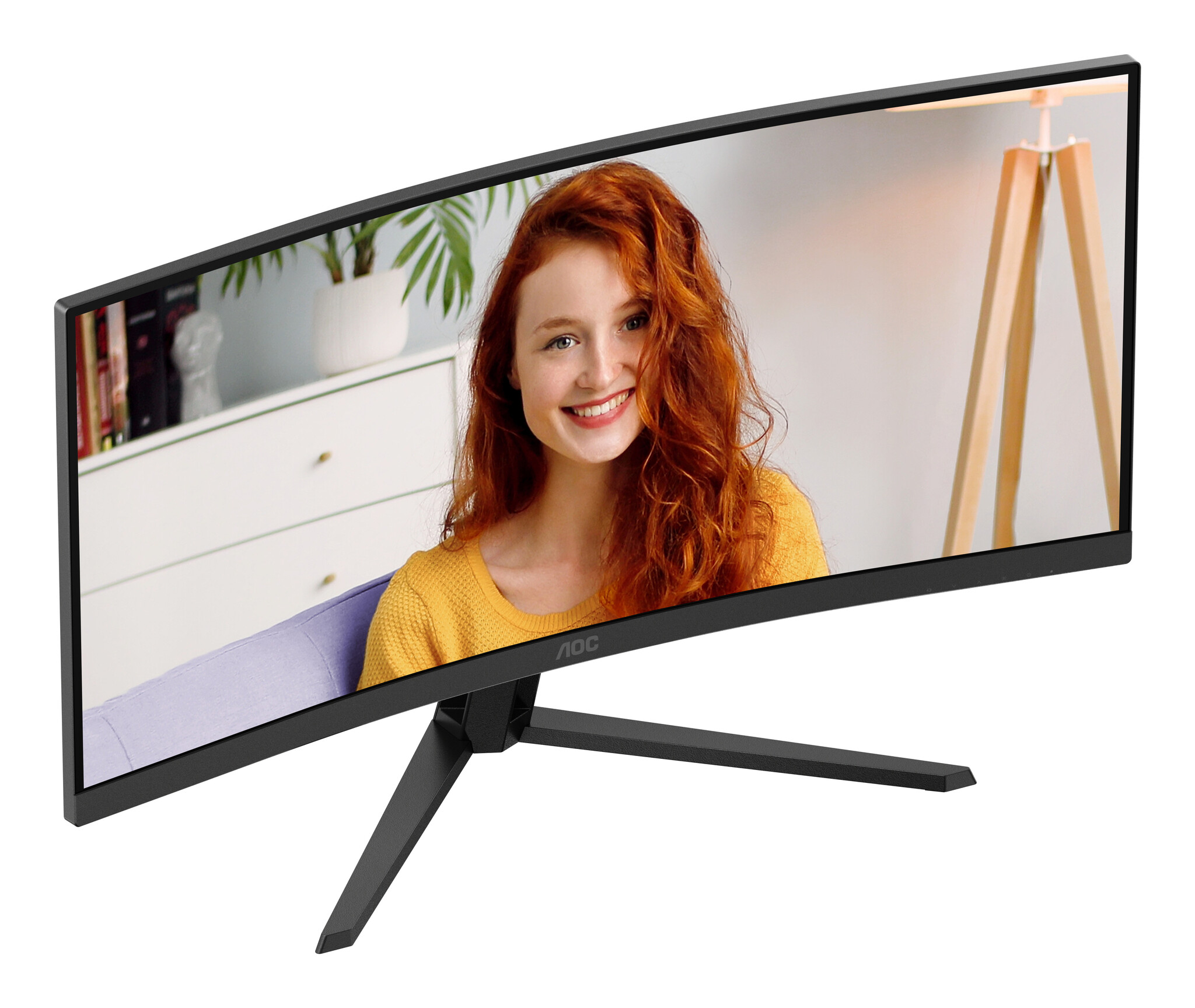 AOC AOC B3 CU34B3E computer monitor 86,4 cm (34") 3440 x 1440 Pixels Wide Quad HD LED Zwart