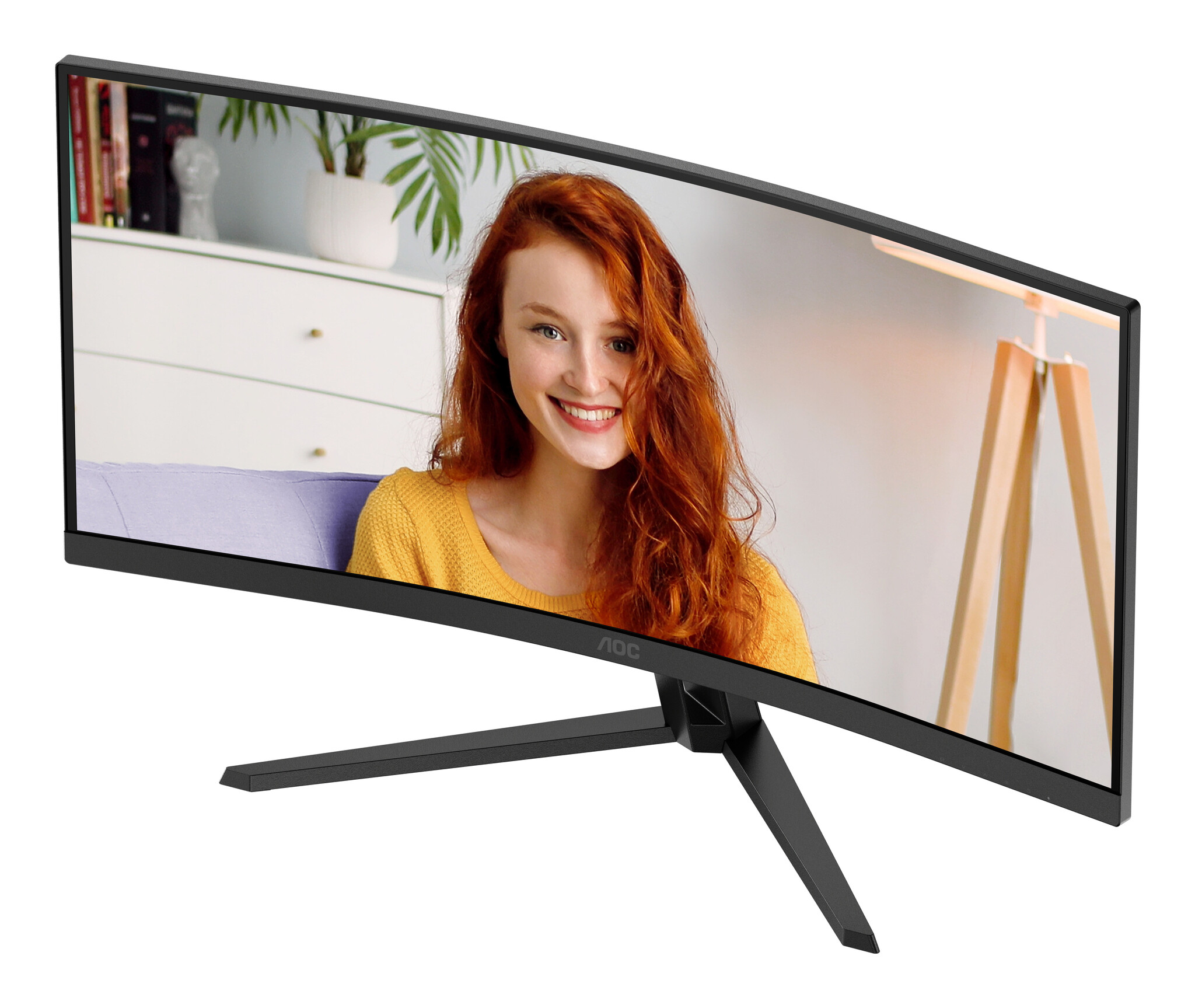 AOC AOC B3 CU34B3E computer monitor 86,4 cm (34") 3440 x 1440 Pixels Wide Quad HD LED Zwart