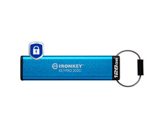 Kingston Kingston Technology IronKey 128GB USB-C Keypad 200C, FIPS 140-3 Lvl 3 AES-256