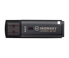 Kingston Kingston Technology IronKey 64GB Locker Plus 50 G2, FIPS 197, AES-256