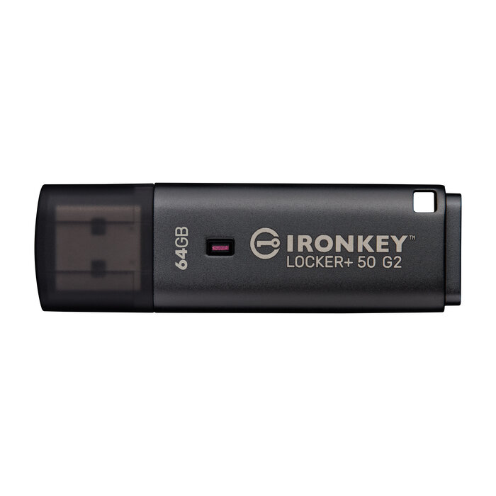 Kingston Kingston Technology IronKey 64GB Locker Plus 50 G2, FIPS 197, AES-256