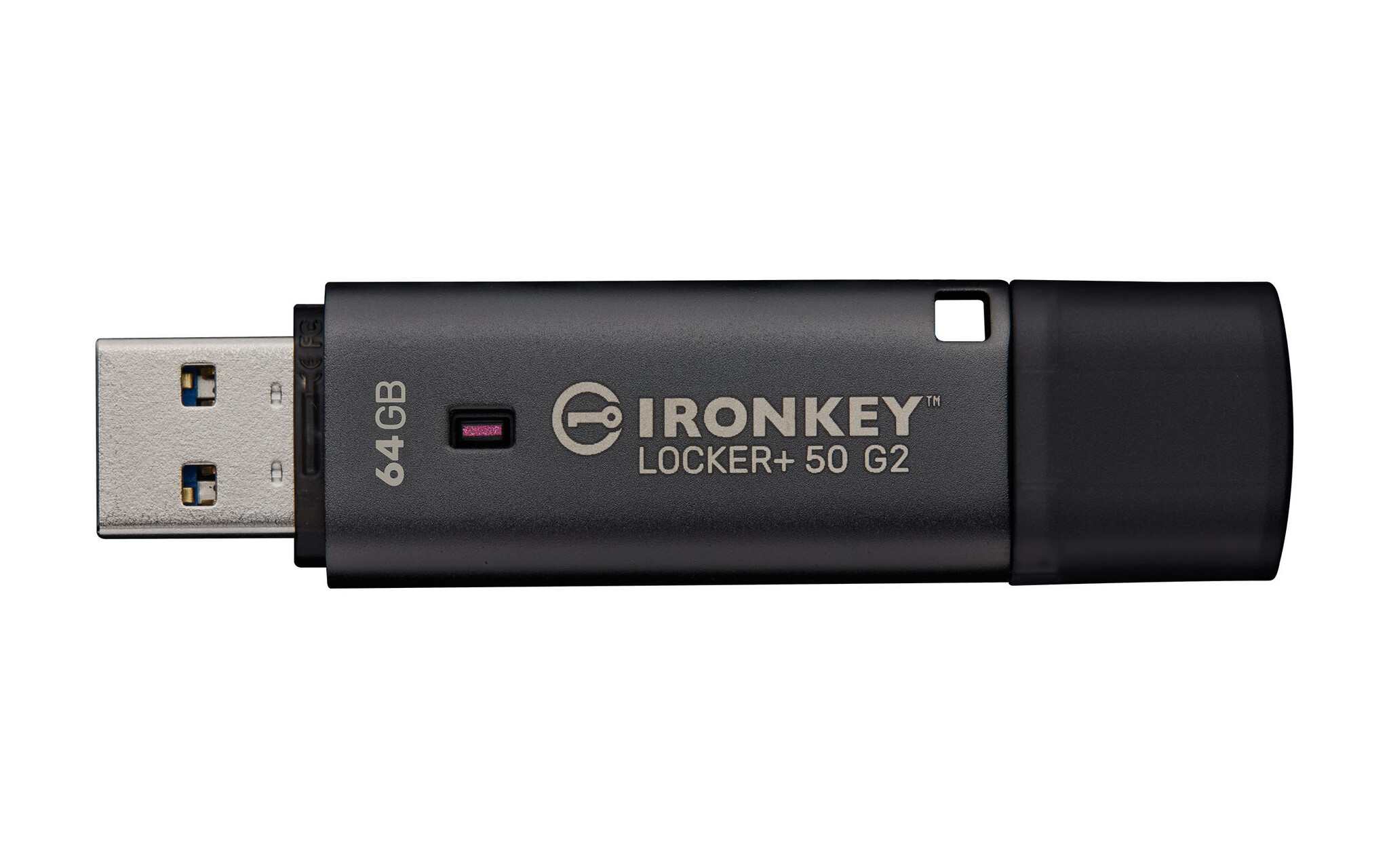 Kingston Kingston Technology IronKey 64GB Locker Plus 50 G2, FIPS 197, AES-256