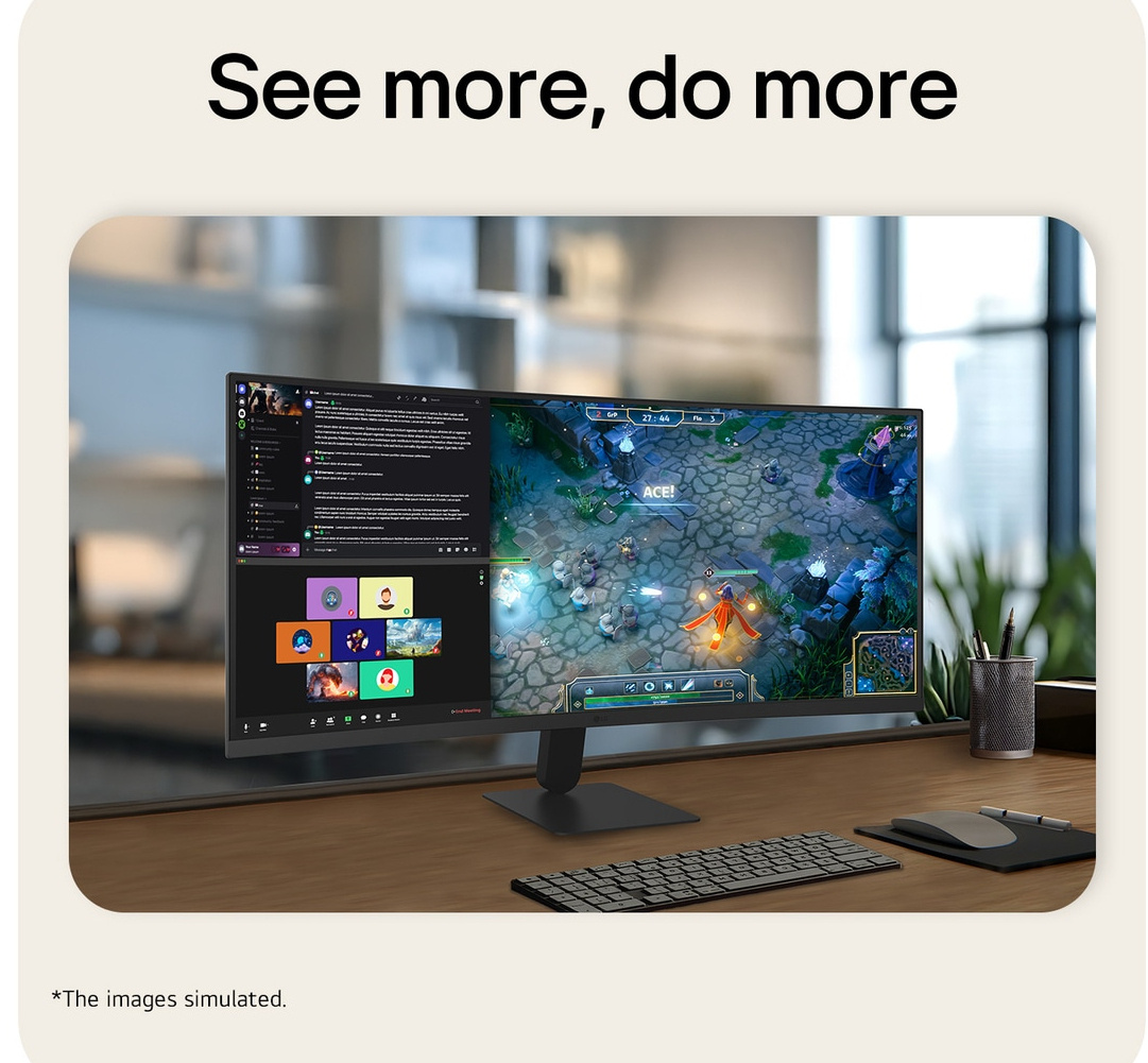 LG LG 34U601B-B computer monitor 86,4 cm (34") 3440 x 1440 Pixels Dual WQHD LCD Zwart