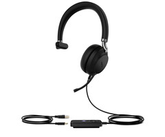 Yealink Yealink UH38 Mono Teams Headset Bedraad en draadloos Hoofdband Kantoor/callcenter Bluetooth Zwart