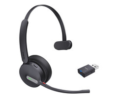 Yealink Yealink WH64 Hybrid Mono UC Headset Draadloos Hoofdband Kantoor/callcenter Micro-USB Bluetooth Zwart