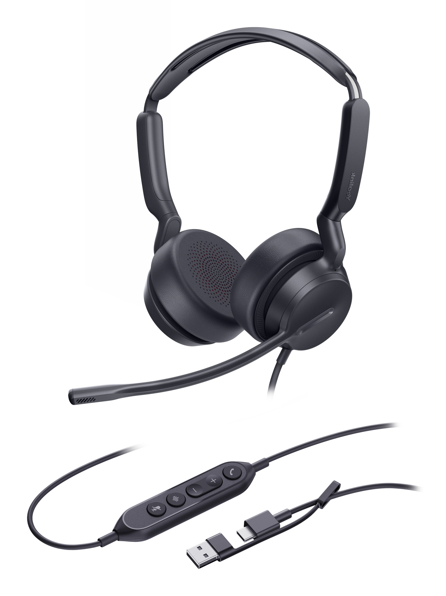 Yealink Yealink Dual UC-headset met USB-C/A-aansluiting