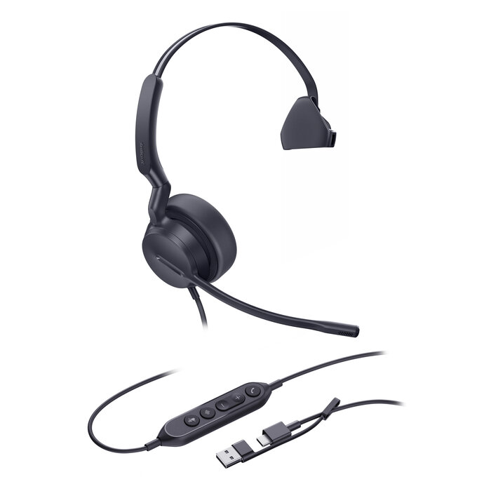 Yealink Yealink Mono UC-headset met USB-C/A-aansluiting