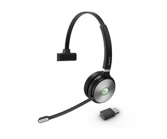 Yealink Yealink WH62 Portable Headset Draadloos Hoofdband Oproepen/muziek Zwart, Grijs