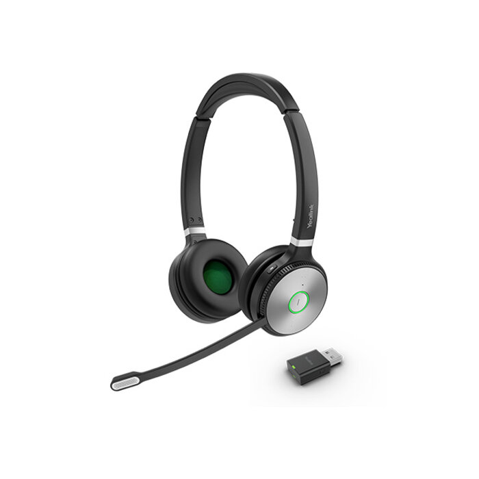 Yealink Yealink WH62 Portable Headset Draadloos Hoofdband Oproepen/muziek Zwart, Grijs