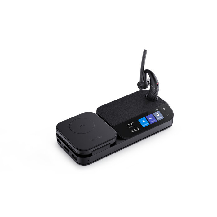 Yealink Yealink BH71-WORKSTATION hoofdtelefoon/headset Draadloos In-ear Kantoor/callcenter Bluetooth Oplaadhouder Zwart