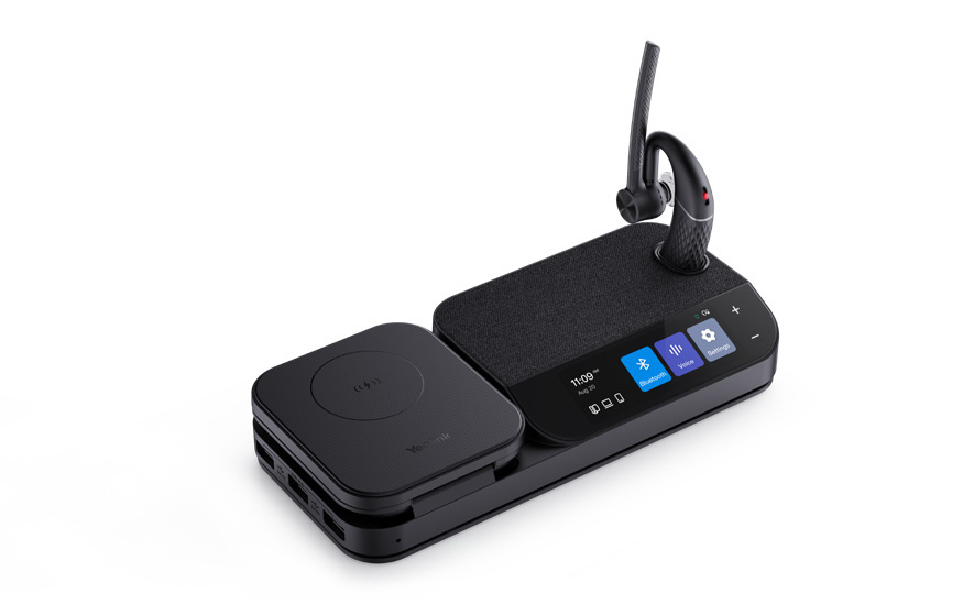 Yealink Yealink BH71-WORKSTATION hoofdtelefoon/headset Draadloos In-ear Kantoor/callcenter Bluetooth Oplaadhouder Zwart
