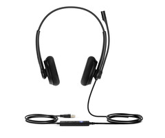 Yealink Yealink UH34 Lite Dual Teams Headset Bedraad Hoofdband Kantoor/callcenter USB Type-A Zwart