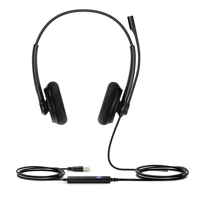 Yealink Yealink UH34 Lite Dual Teams Headset Bedraad Hoofdband Kantoor/callcenter USB Type-A Zwart