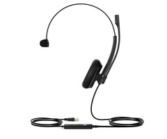 Yealink Yealink UH34 Lite Mono Teams Headset Bedraad Hoofdband Kantoor/callcenter USB Type-A Zwart
