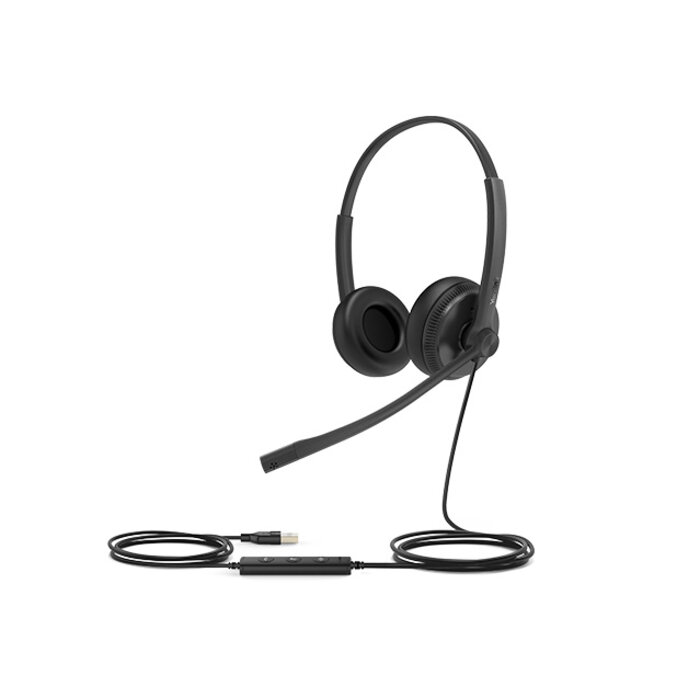 Yealink Yealink UH34 SE Lite Dual Teams Headset Bedraad Hoofdband Kantoor/callcenter USB Type-C Zwart