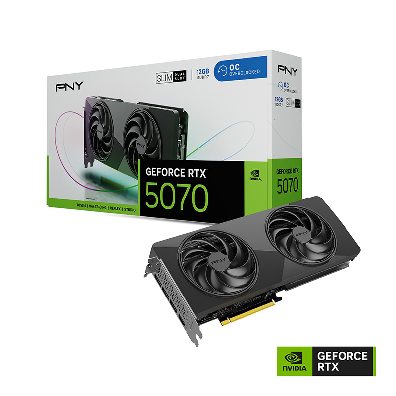 PNY Technologies PNY GeForce RTX 5070 Slim NVIDIA 12 GB GDDR7