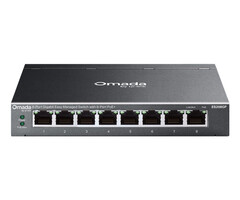 TP-Link TP-Link Omada ES208GP netwerk-switch Managed L2 Gigabit Ethernet (10/100/1000) Power over Ethernet (PoE) DIN-rail Zwart