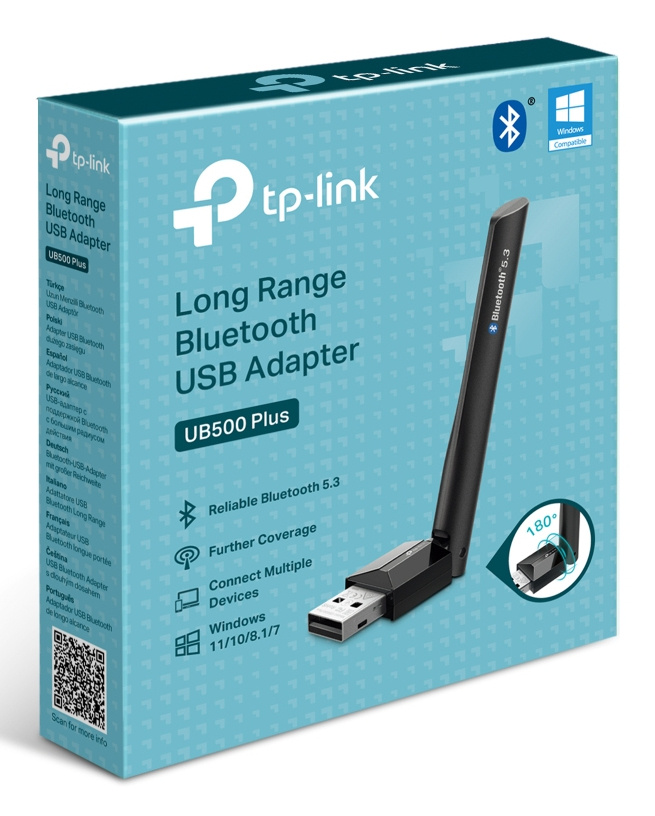 TP-Link TP-Link UB500 Plus interfacekaart/-adapter Bluetooth